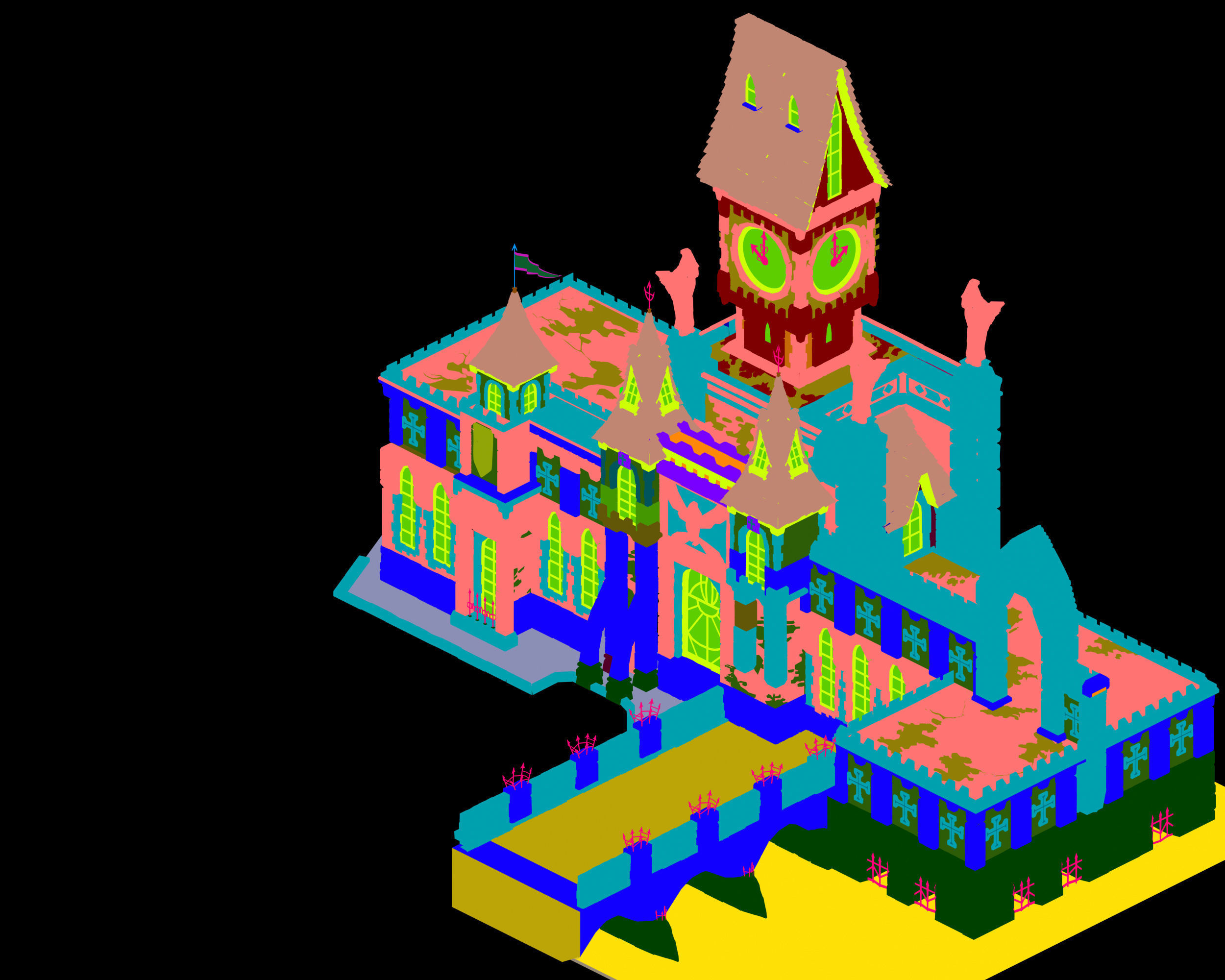 Tang Sennard-Hill-Building 04 3D model_4