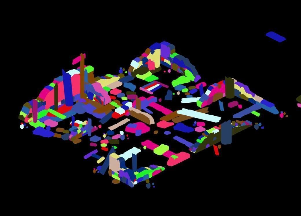 Tang Senad hills - building ruin 1 3D model_2