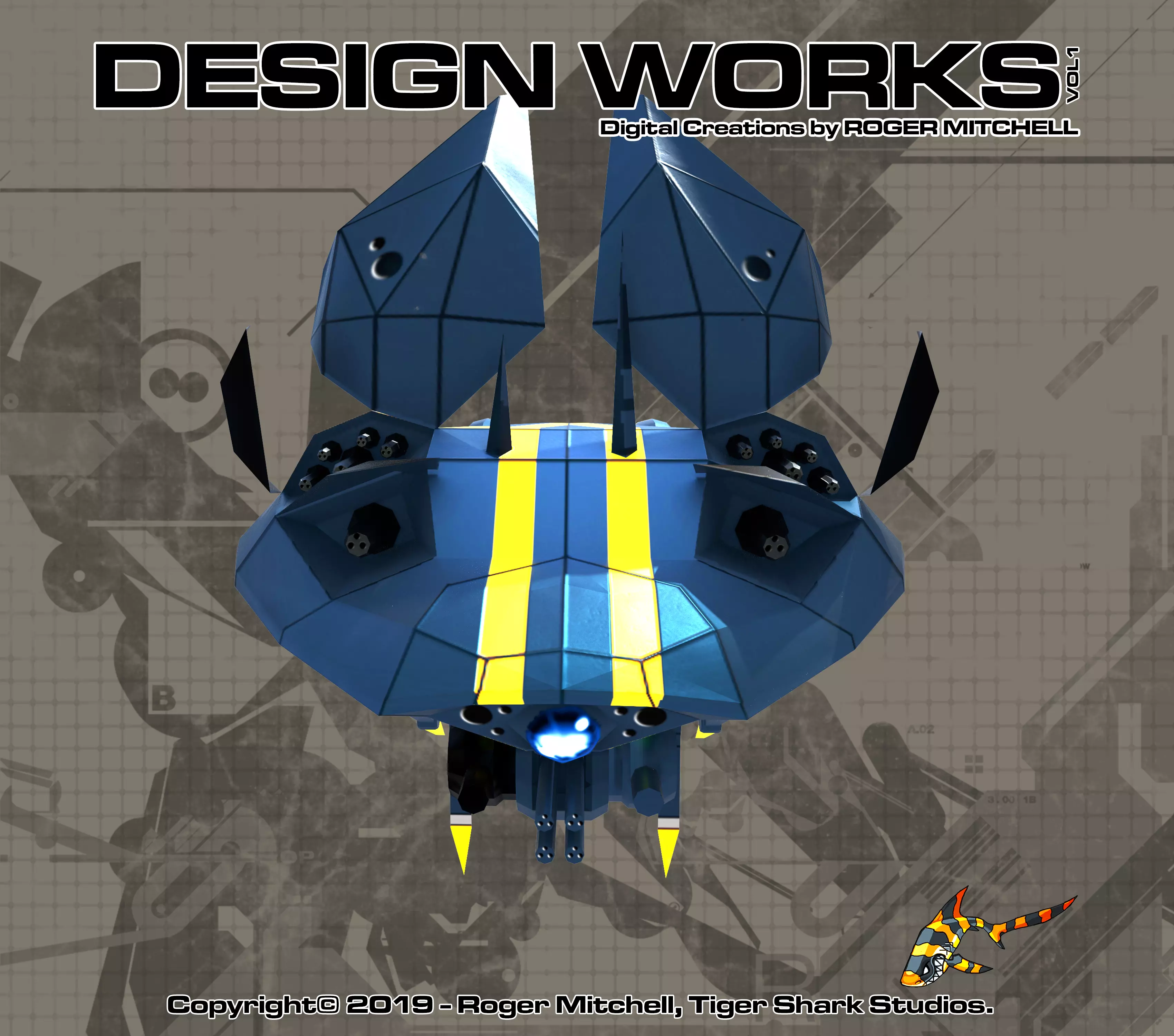 Design Works Vol1 UPDATED Low-poly 3D model