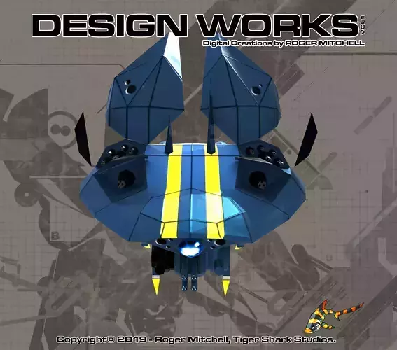 Design Works Vol1 UPDATED Low-poly 3D model