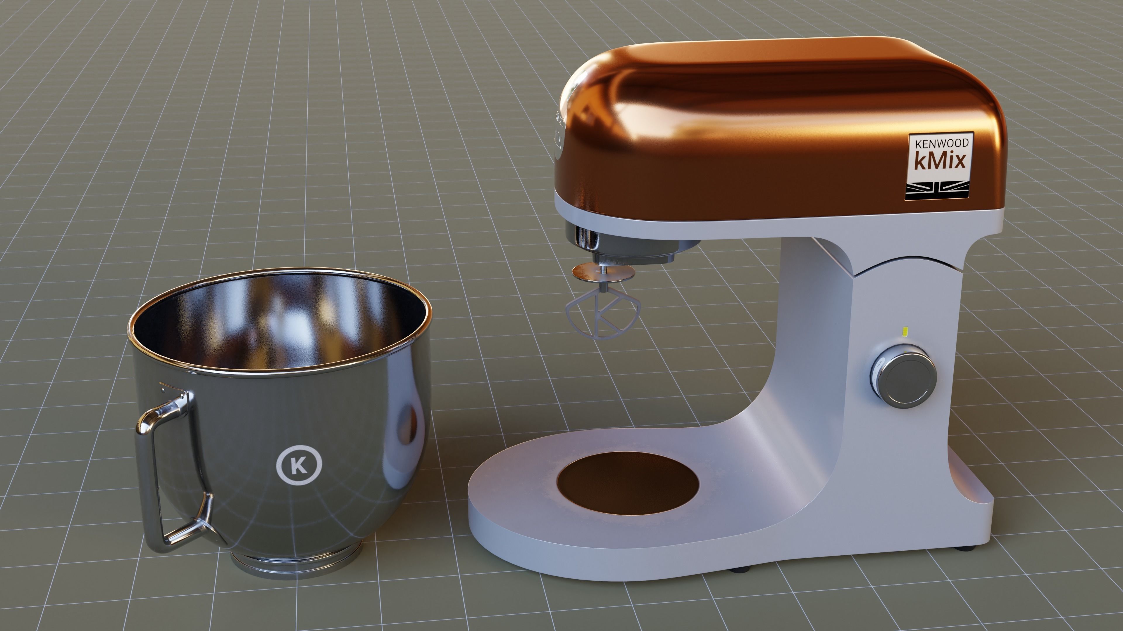 ArchViz Model - Stand Mixer 3D model_17