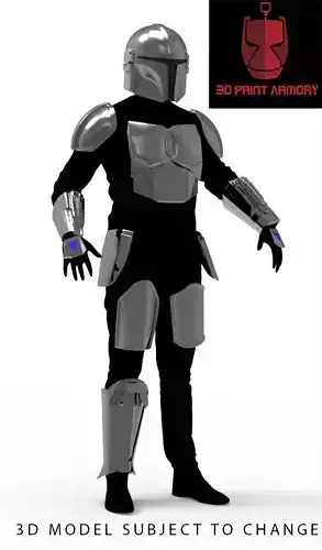 Mandalorian Armor Accurate 3D print model