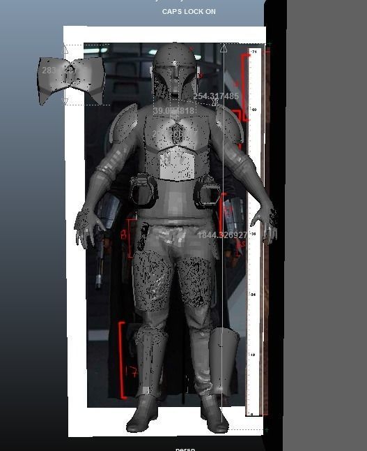 Mandalorian Armor Accurate 3D print model_31