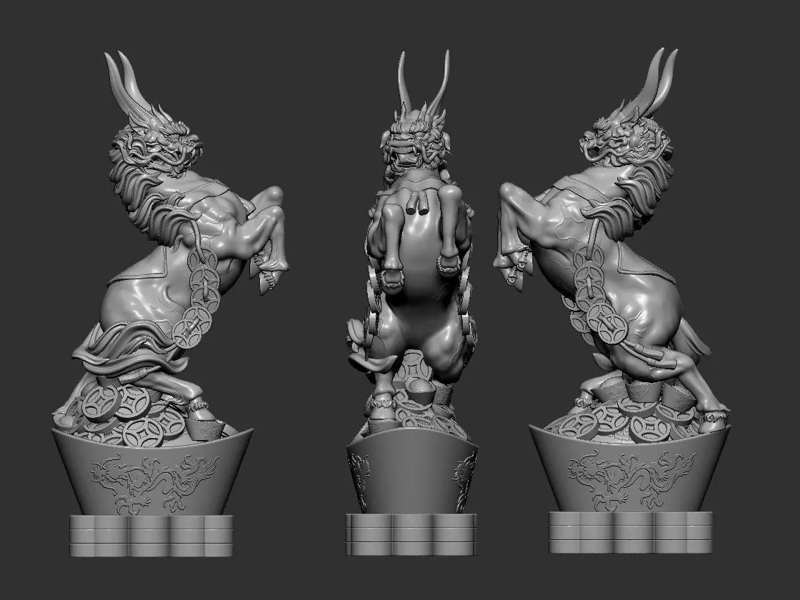 Unicorn 00st 3D model_0