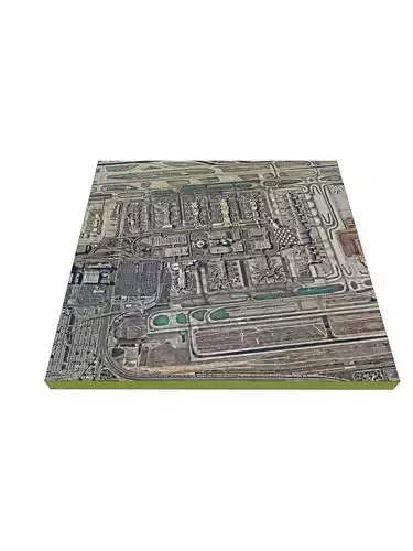 Los Angeles International Airport Terminal - High Resolution 3D model