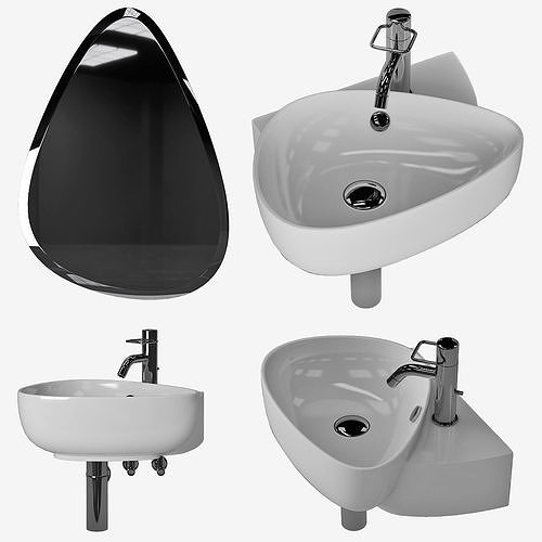 Jacob delafon NOUVELLE VAGUE 45x36 3D model