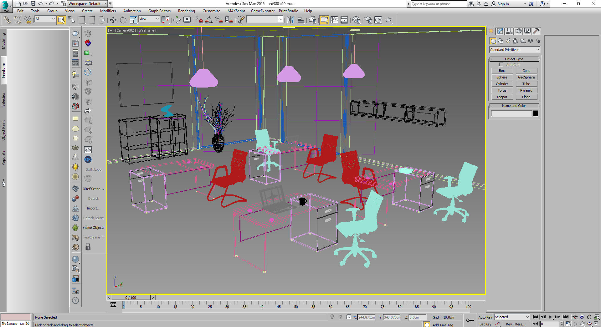 office interior ed988 a10 3D model_2