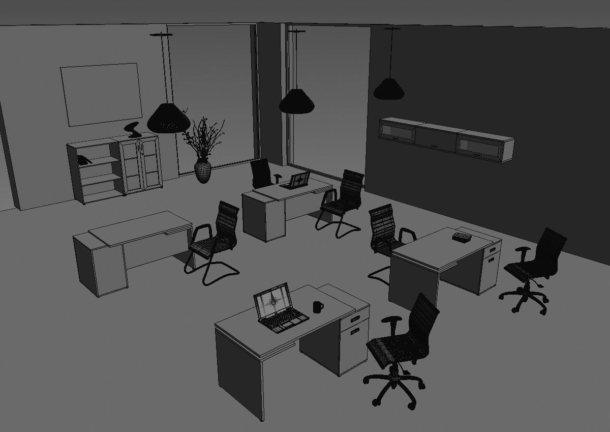 office interior ed988 a10 3D model_62