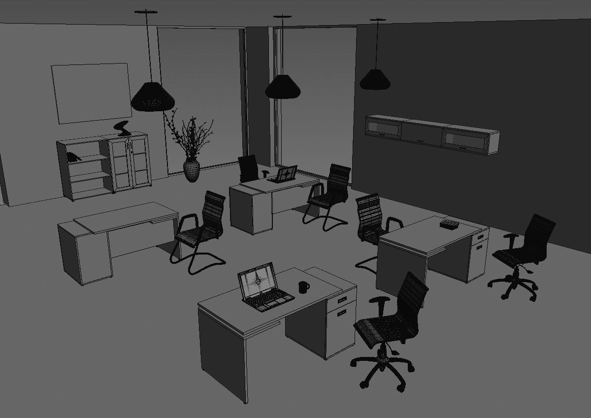 office interior ed988 a10 3D model_64