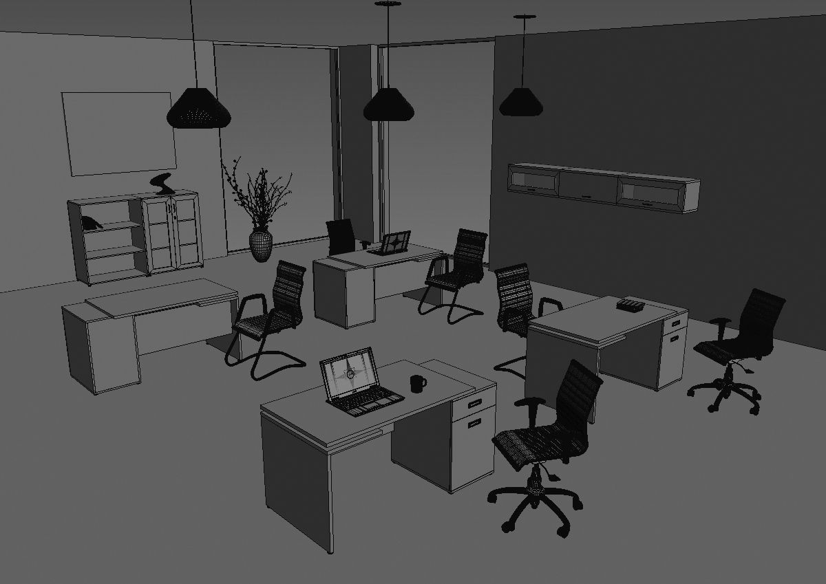 office interior ed988 a10 3D model_66