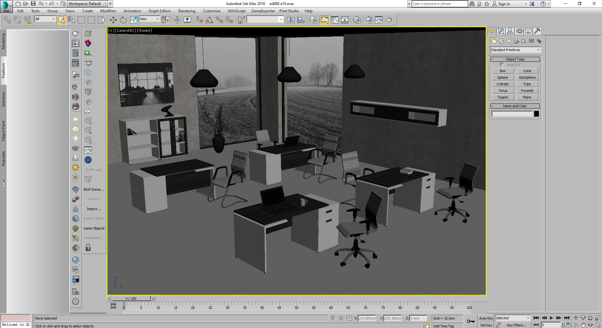 office interior ed988 a10 3D model_1
