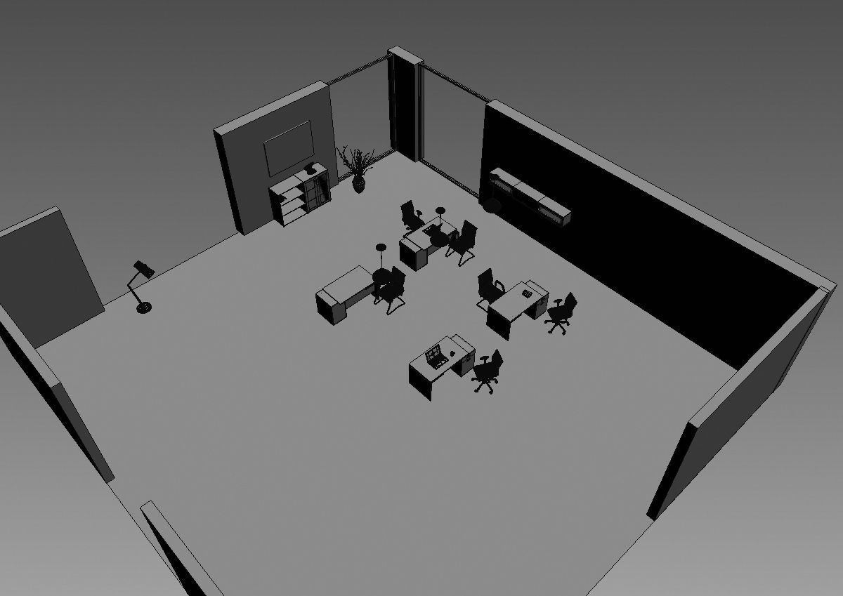 office interior ed988 a10 3D model_38