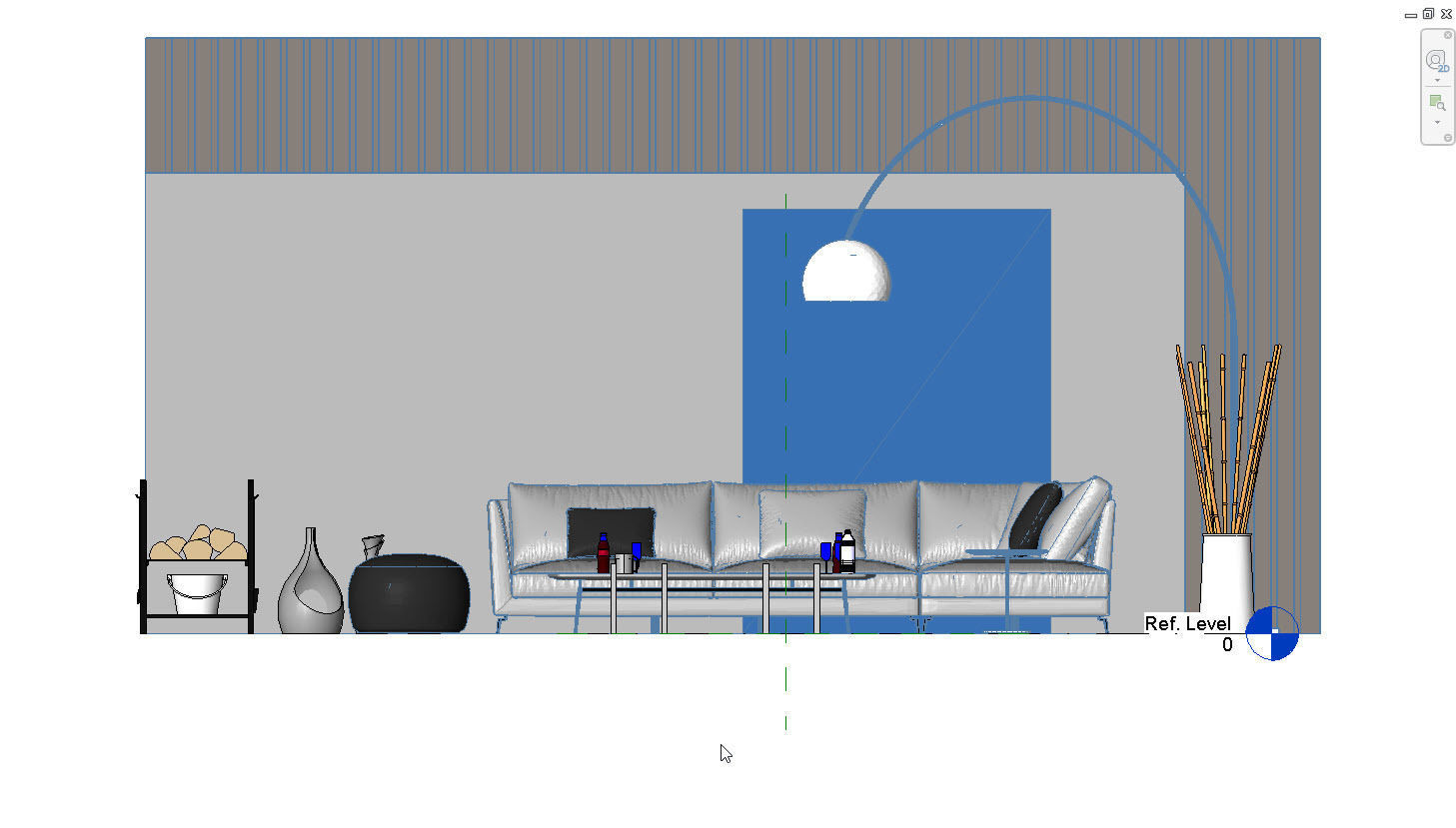 revit family setting area 3D model_12