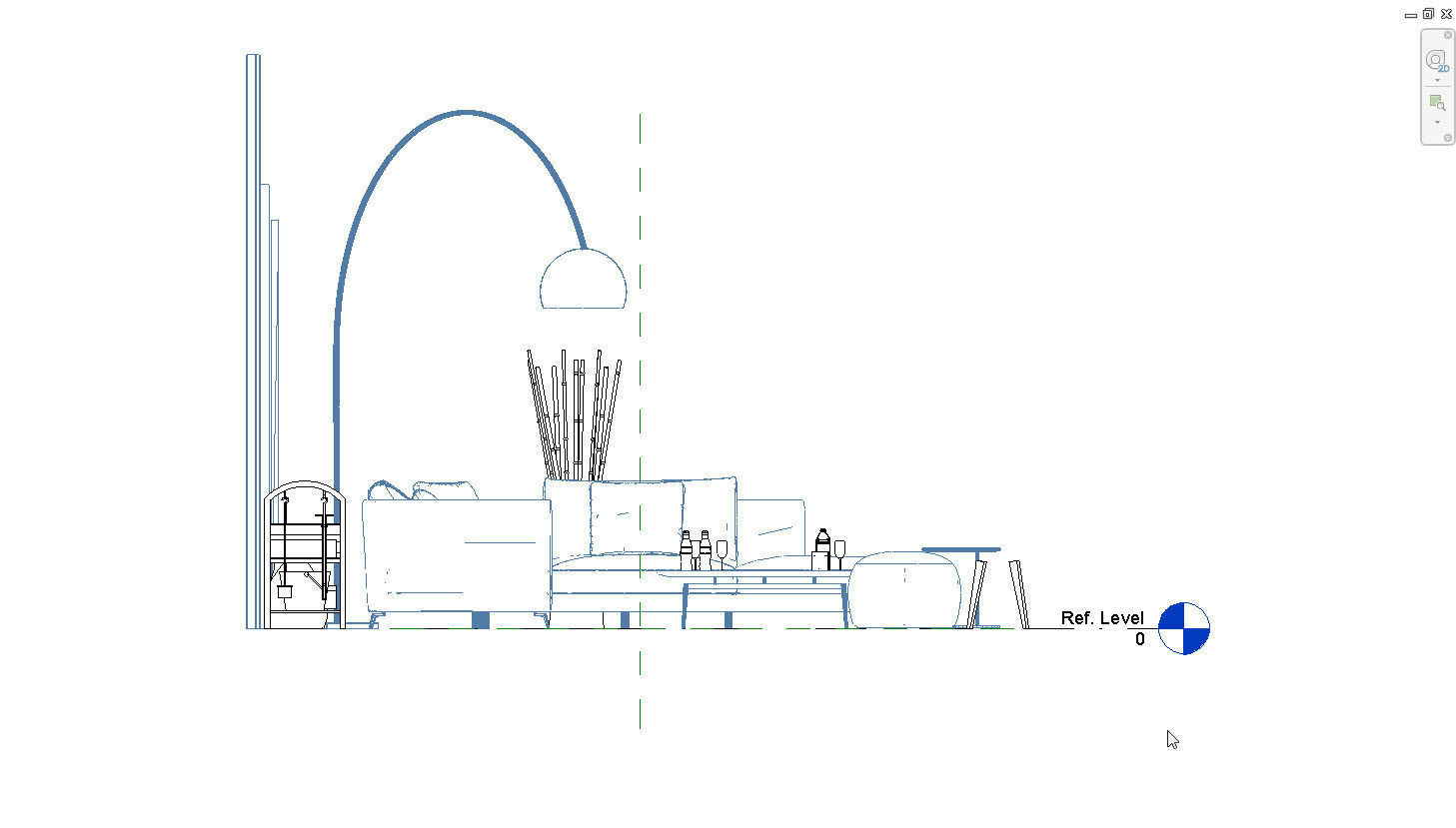 revit family setting area 3D model_9