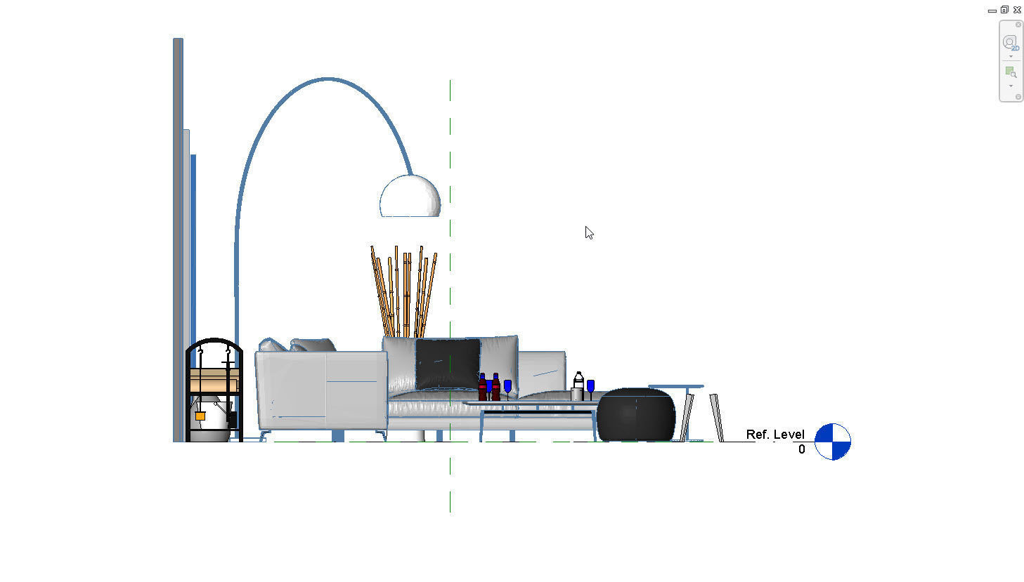 revit family setting area 3D model_8