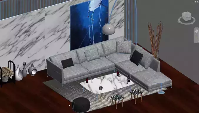 revit family setting area