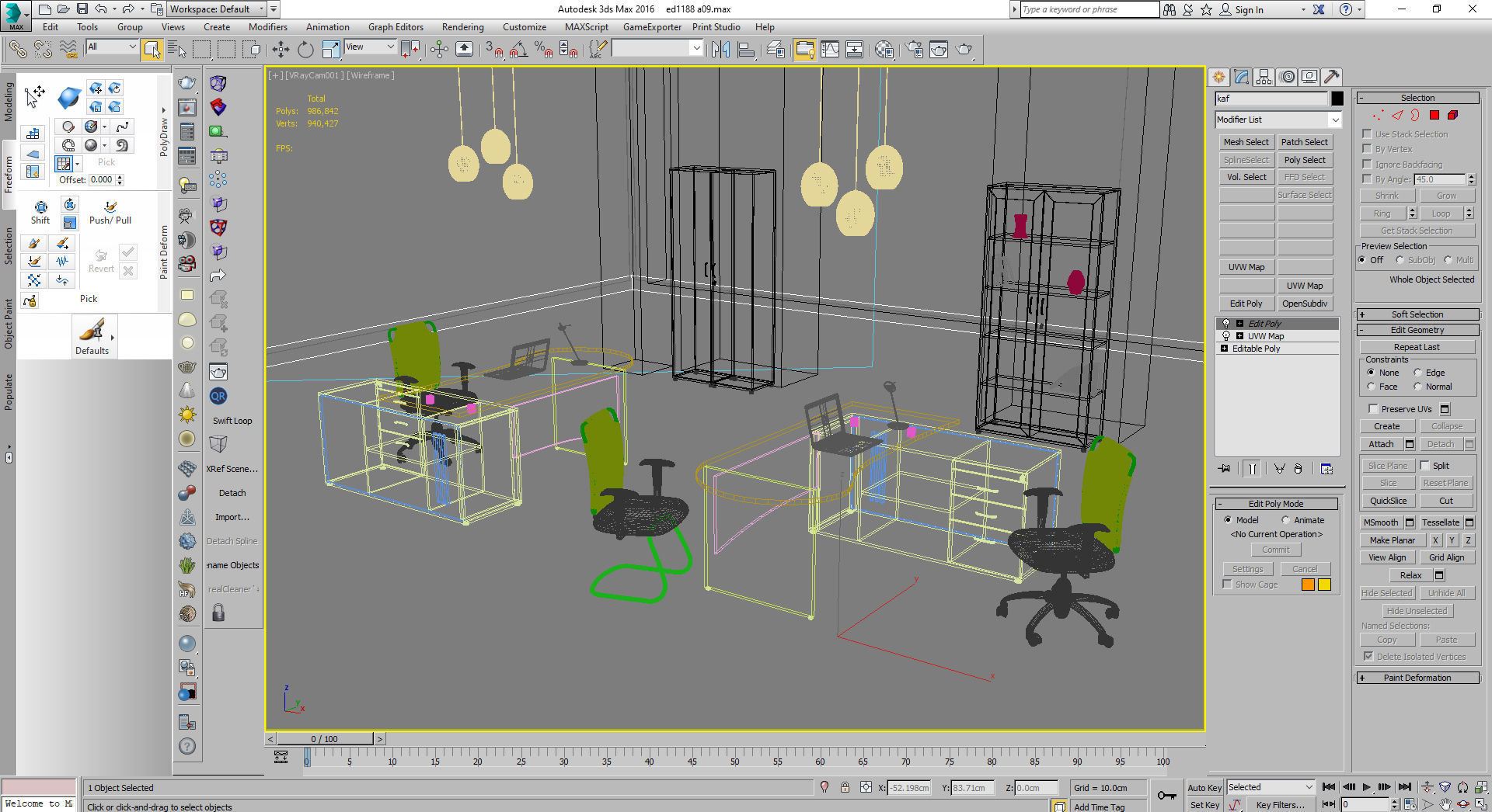 office interior ed1188 a09 3D model_2