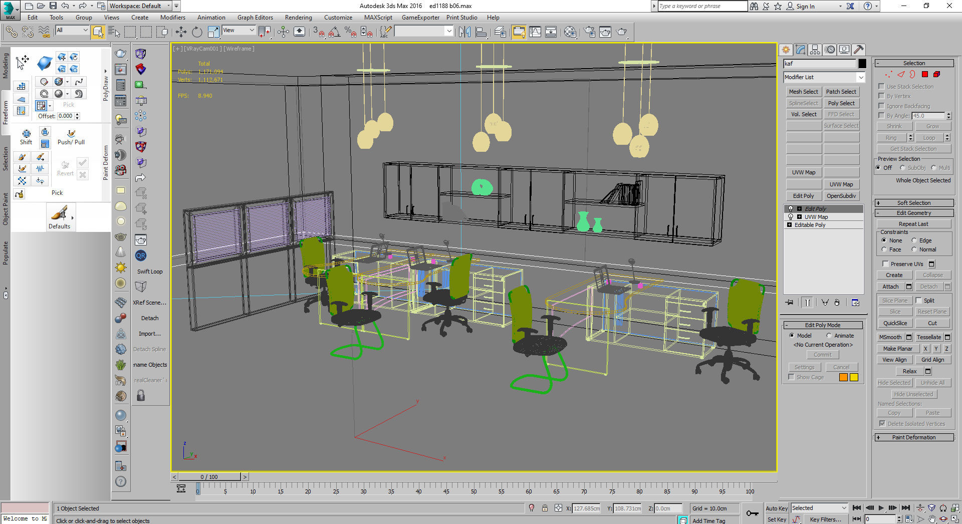 office interior ed1188 b06 3D model_2