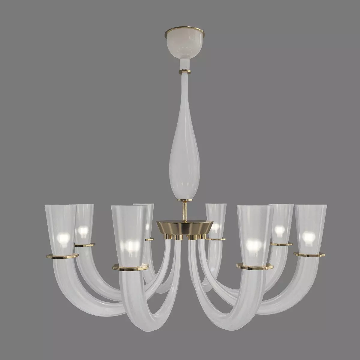GABBIANO Chandeliers from VERONESE 3D model_0
