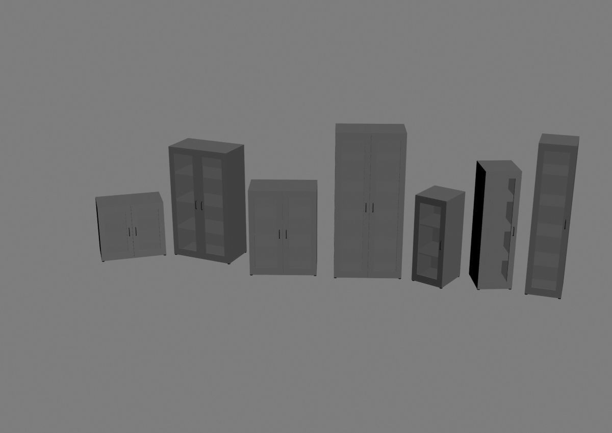 closet komod b01 3D model_49