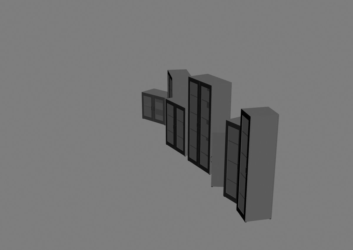 closet komod b01 3D model_41