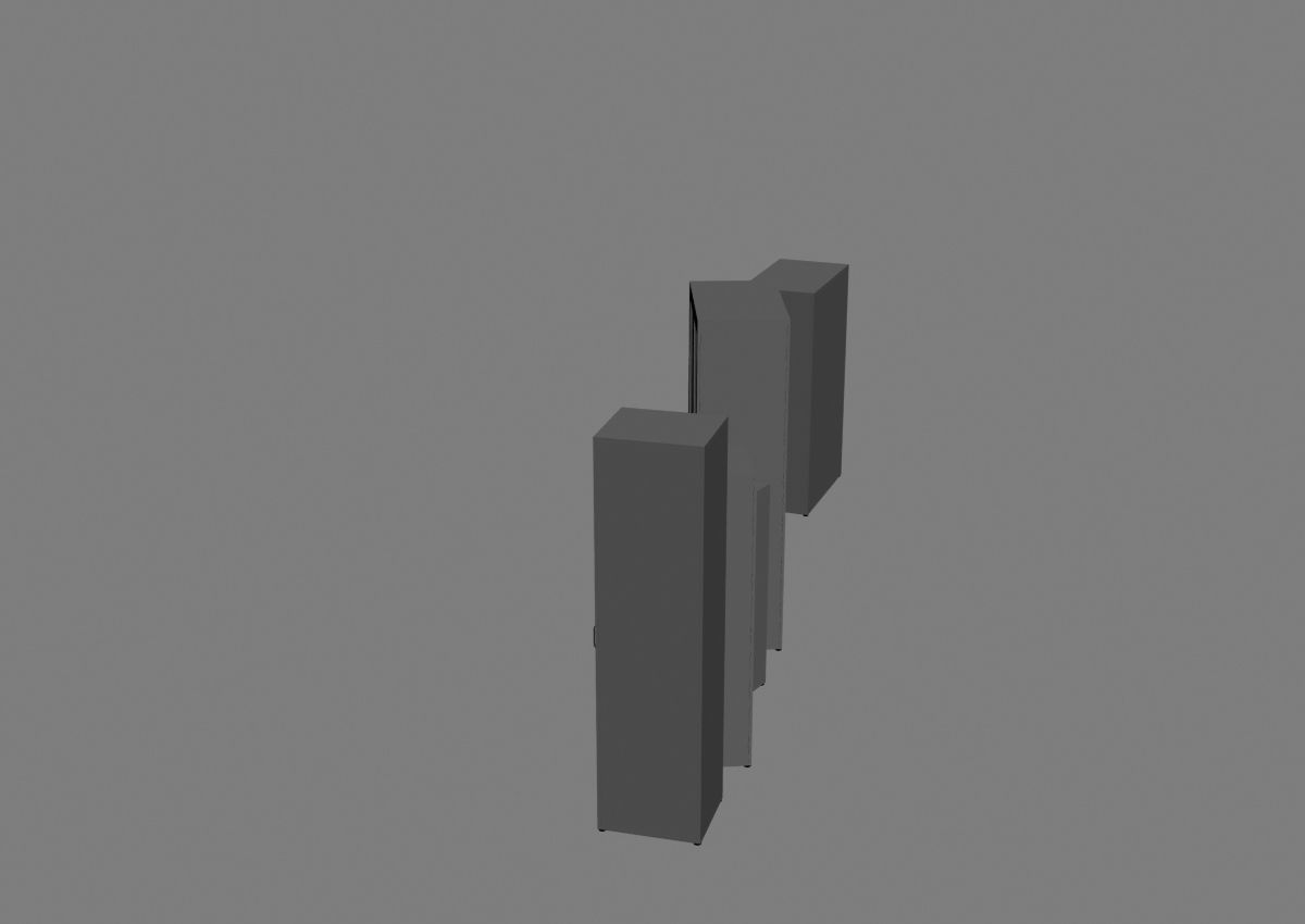 closet komod b01 3D model_37