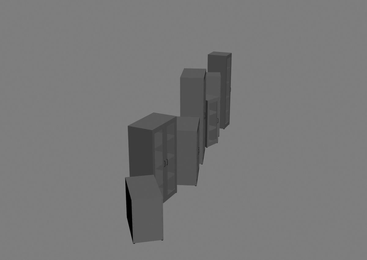 closet komod b01 3D model_11