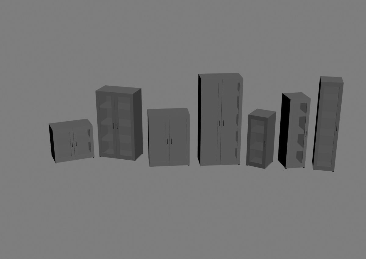 closet komod b01 3D model_50