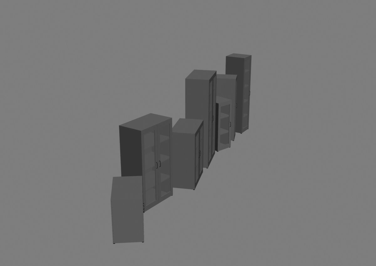 closet komod b01 3D model_10