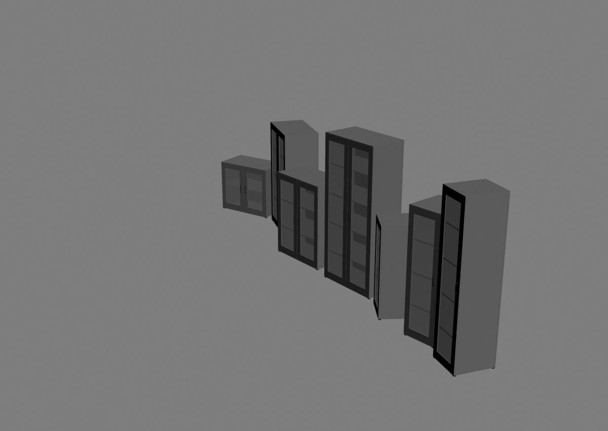 closet komod b01 3D model_42