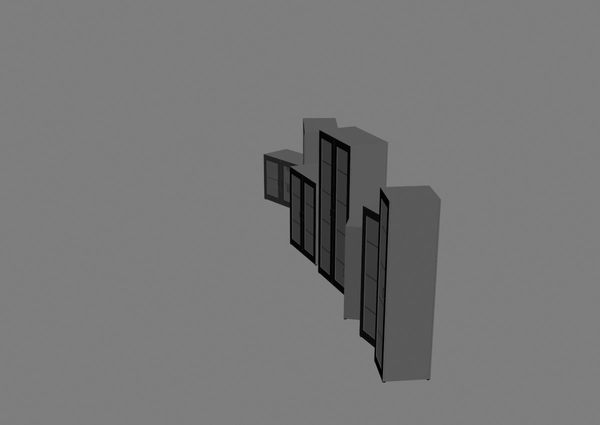 closet komod b01 3D model_40