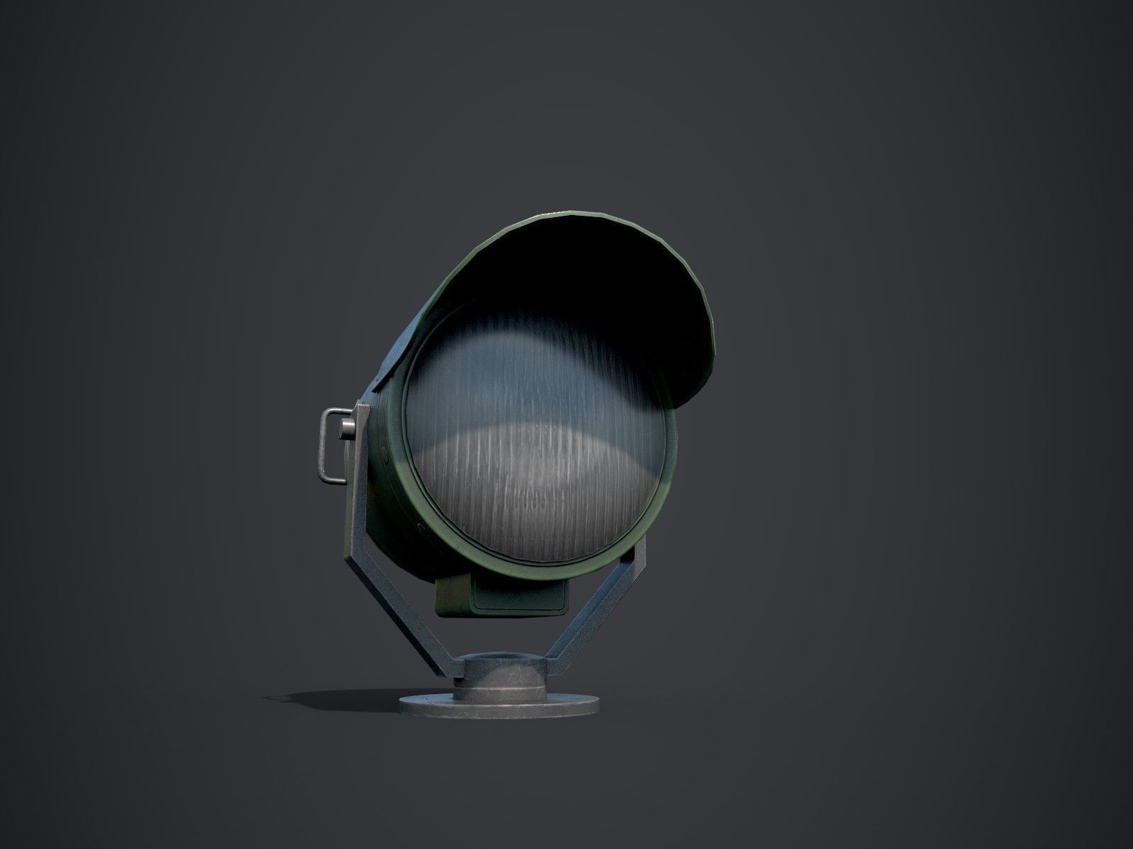 Searchlights street light Low-poly 3D model_6