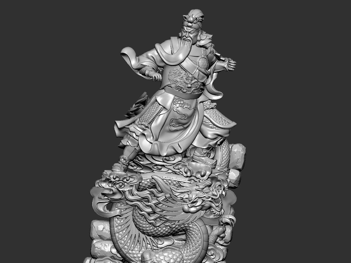 Guan Yu 3D model_1