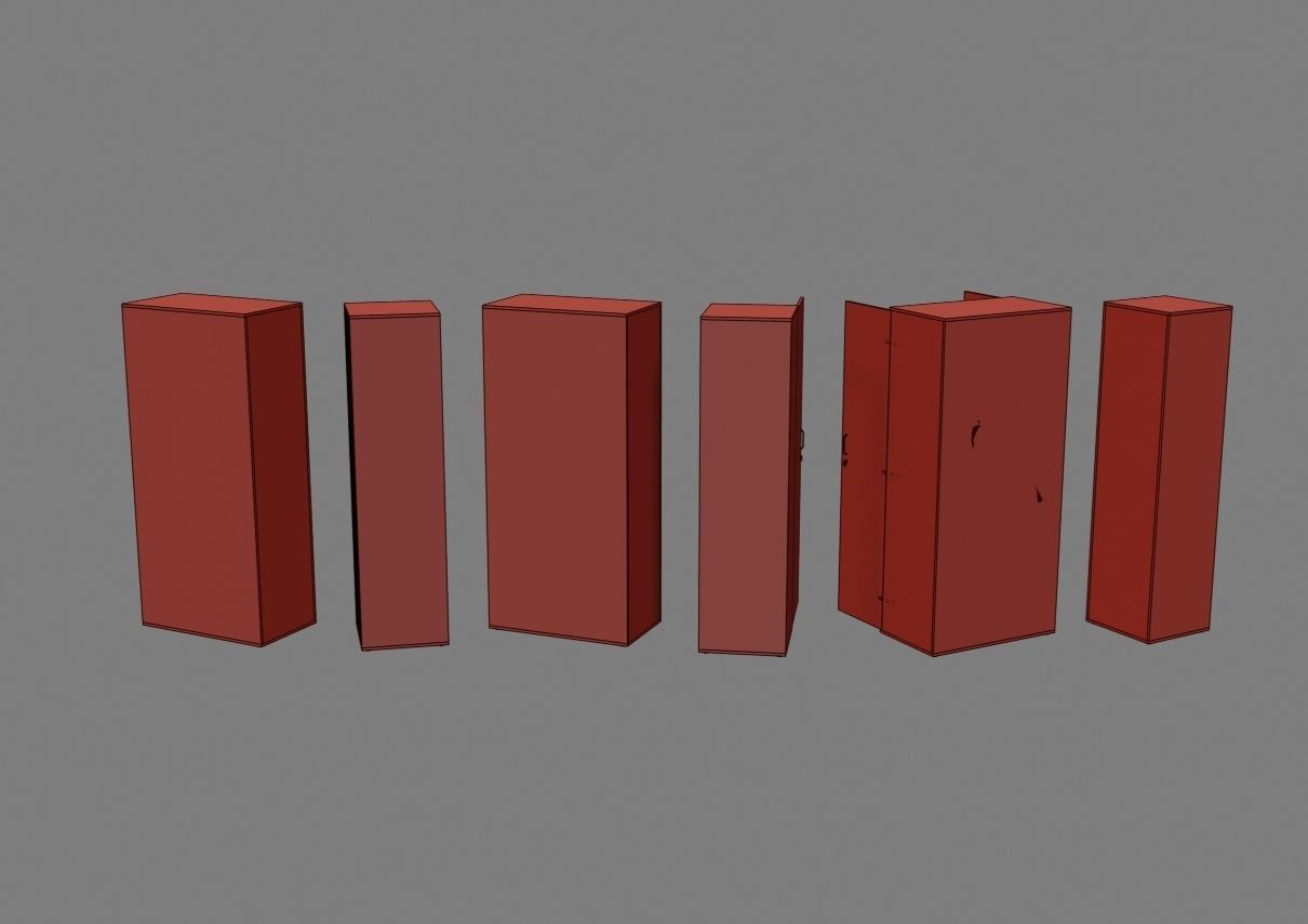 closet komod f05 3D model_26