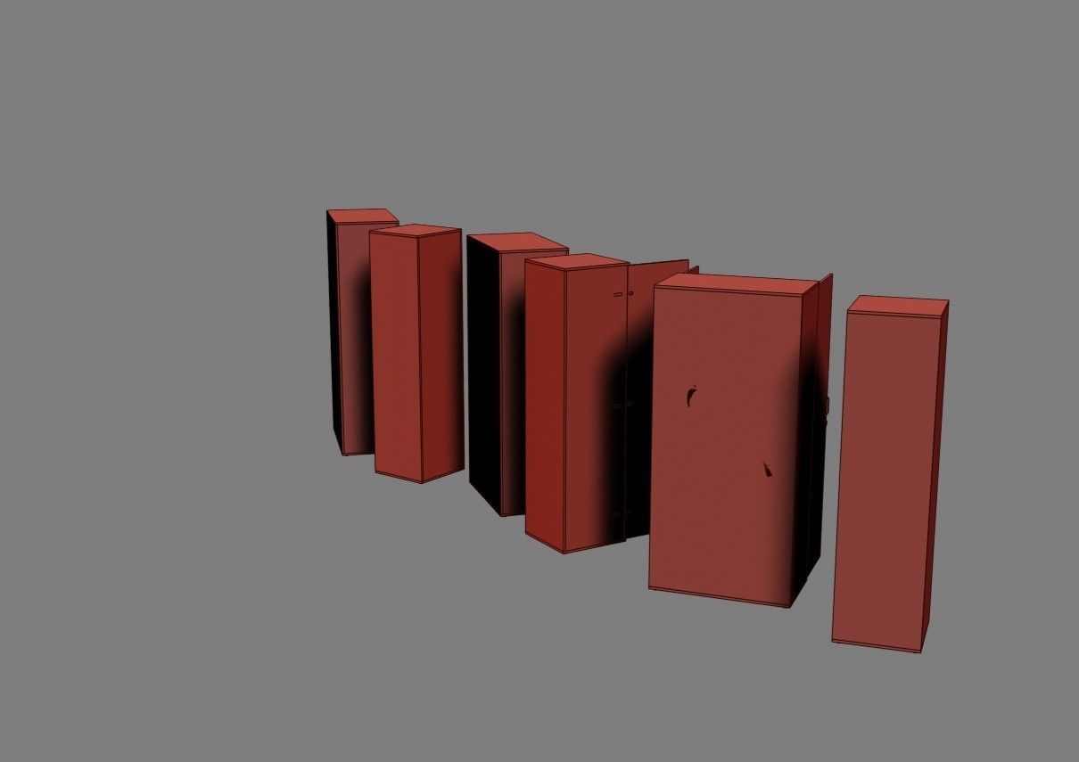 closet komod f05 3D model_19