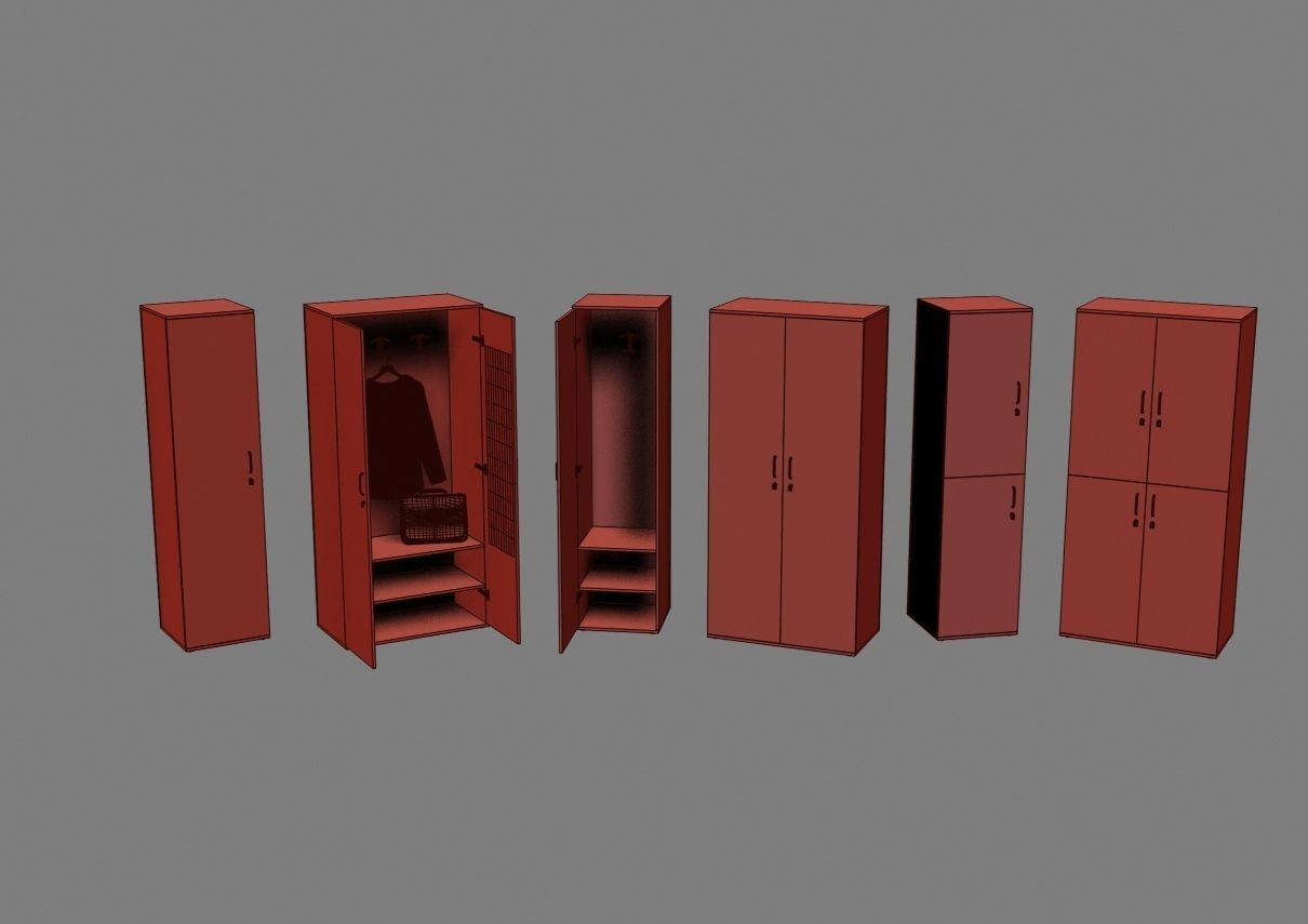 closet komod f05 3D model_51