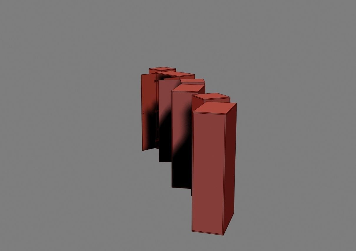 closet komod f05 3D model_40