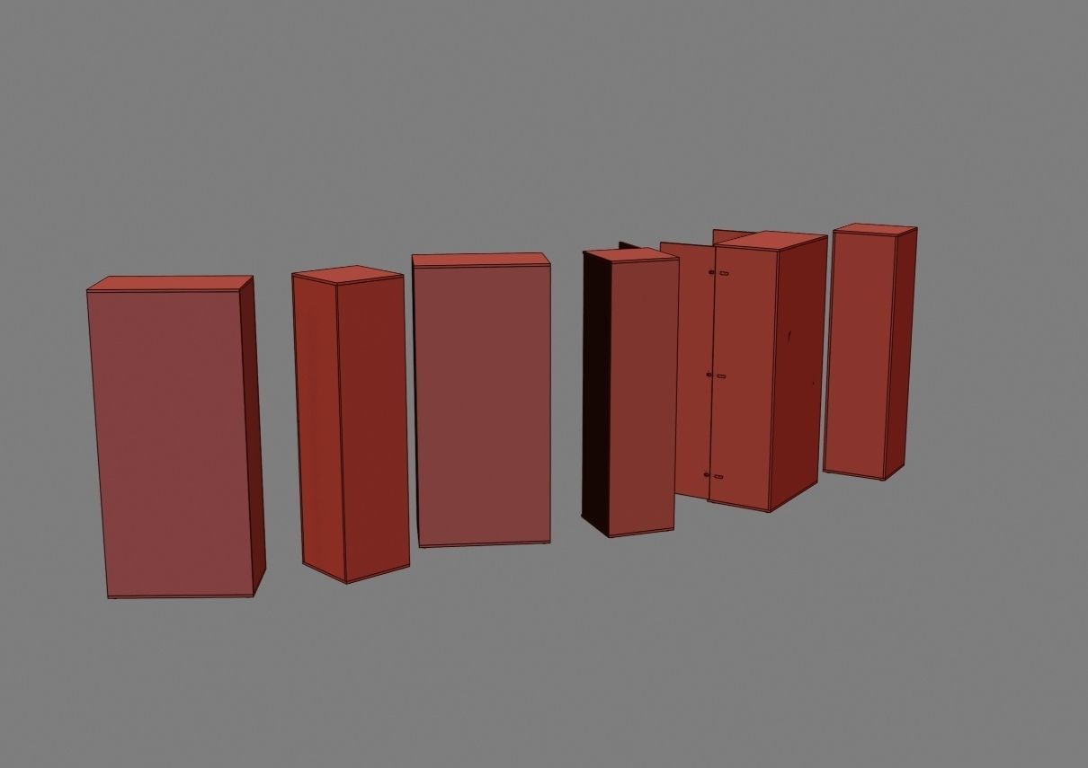 closet komod f05 3D model_30
