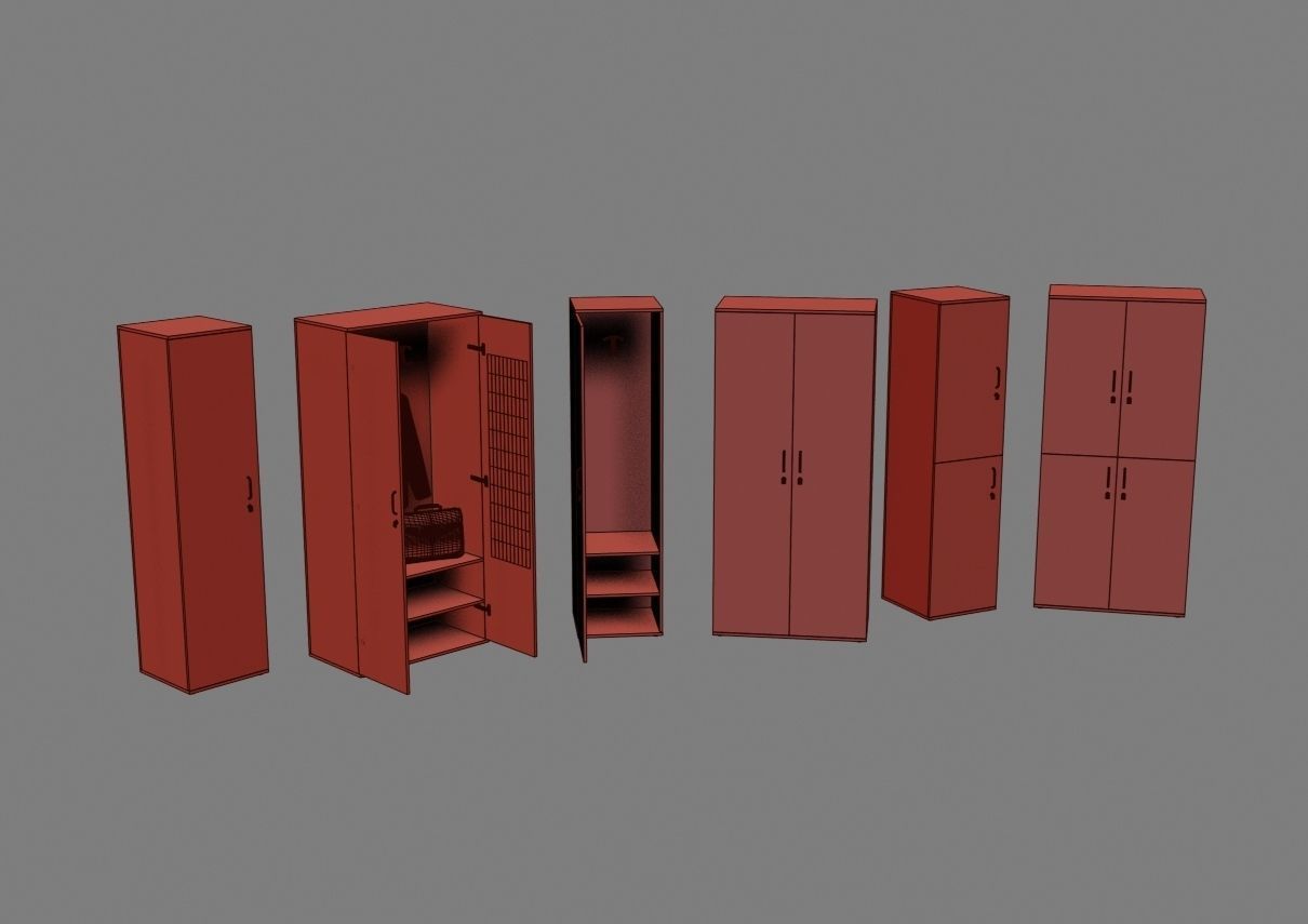 closet komod f05 3D model_56