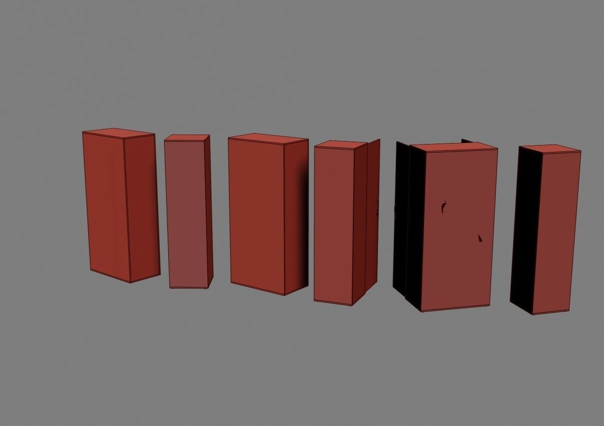 closet komod f05 3D model_24