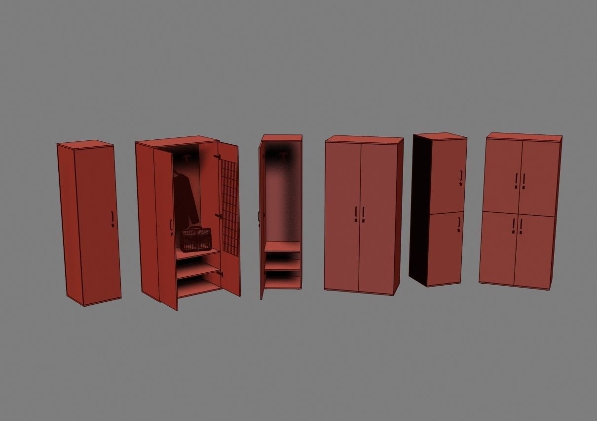 closet komod f05 3D model_52