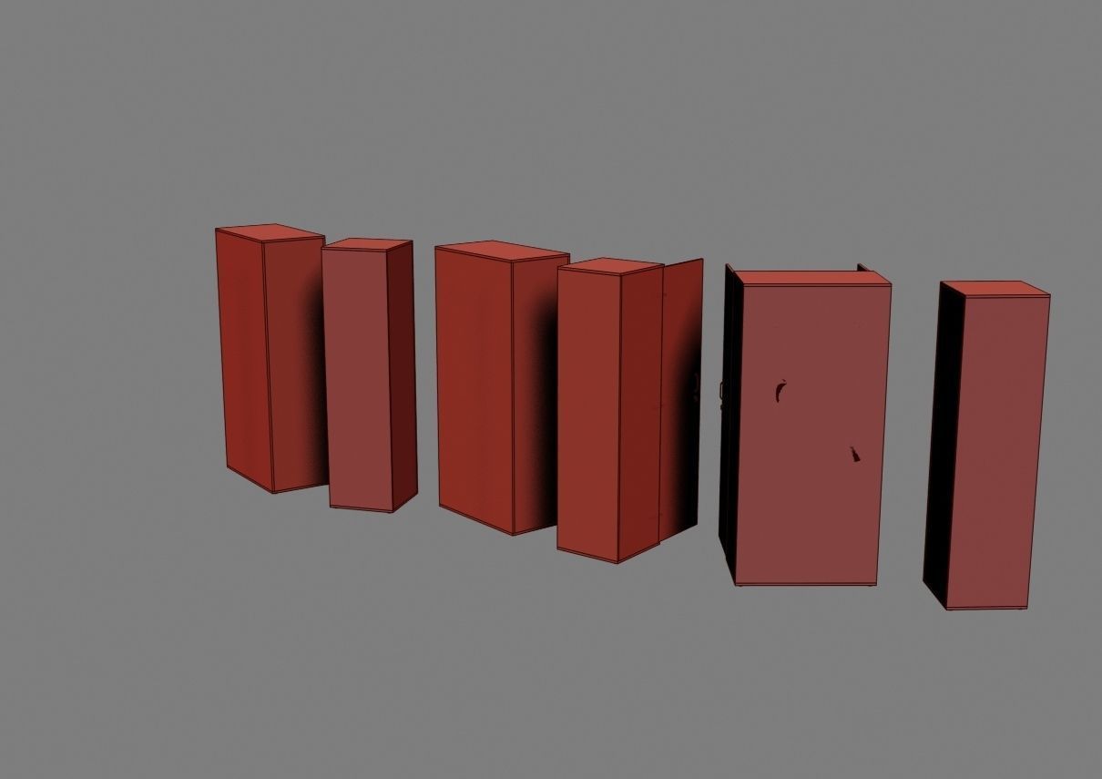 closet komod f05 3D model_22