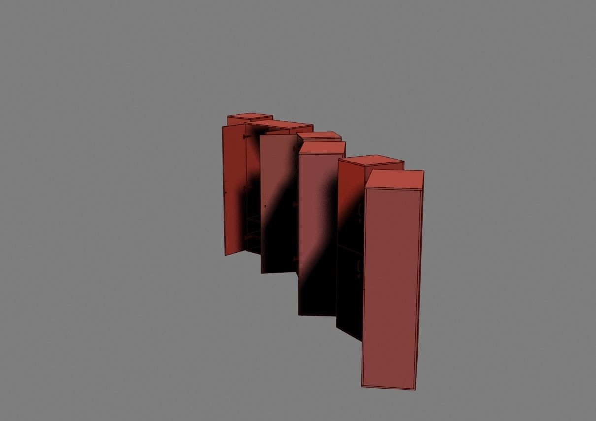 closet komod f05 3D model_41