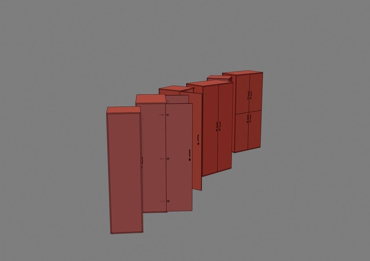 closet komod f05 3D model_10