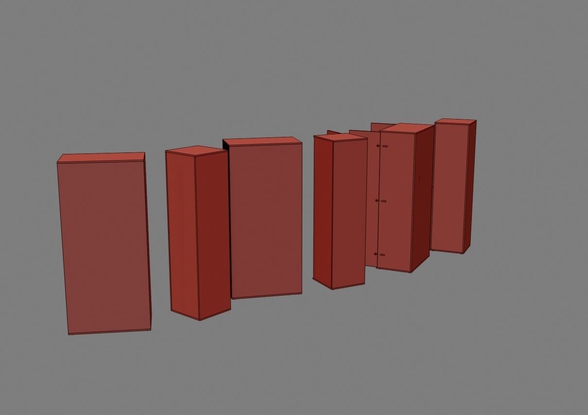 closet komod f05 3D model_31