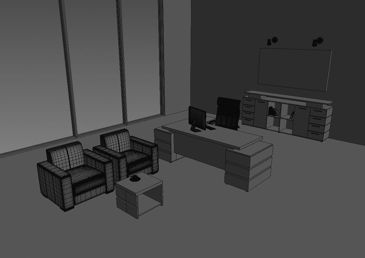 manager Office md199 19  3D model_34