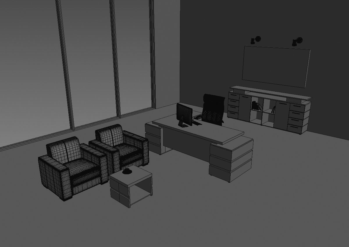 manager Office md199 19  3D model_32