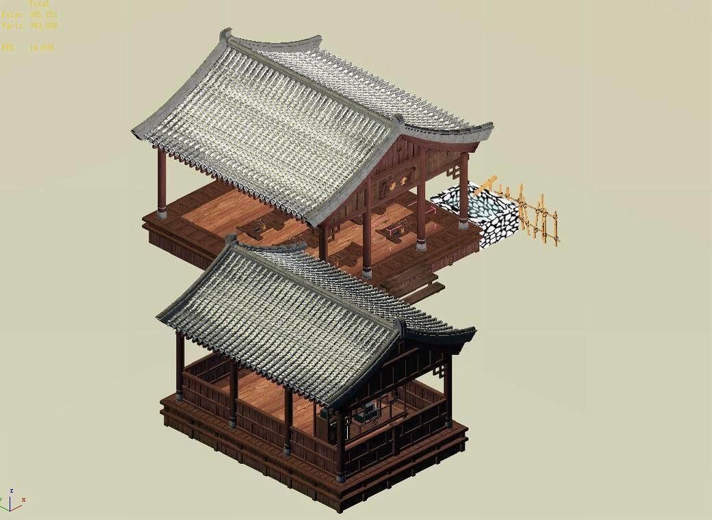 Tang War Corps - Private supplementary school 01 3D model_3