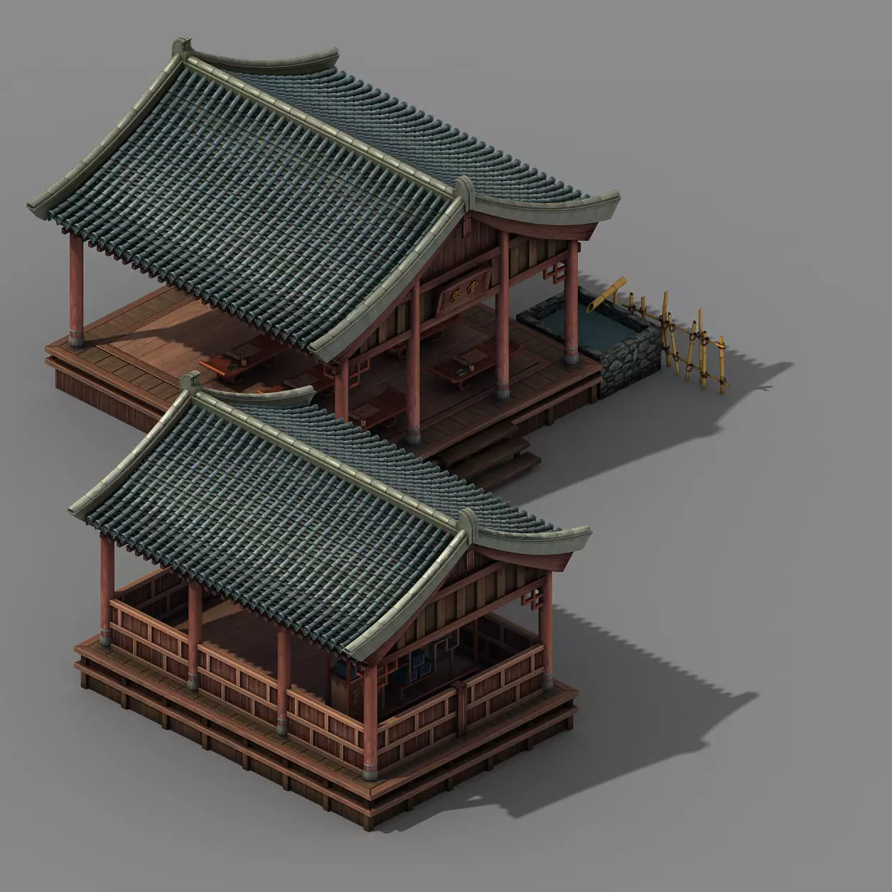 Tang War Corps - Private supplementary school 01 3D model_0