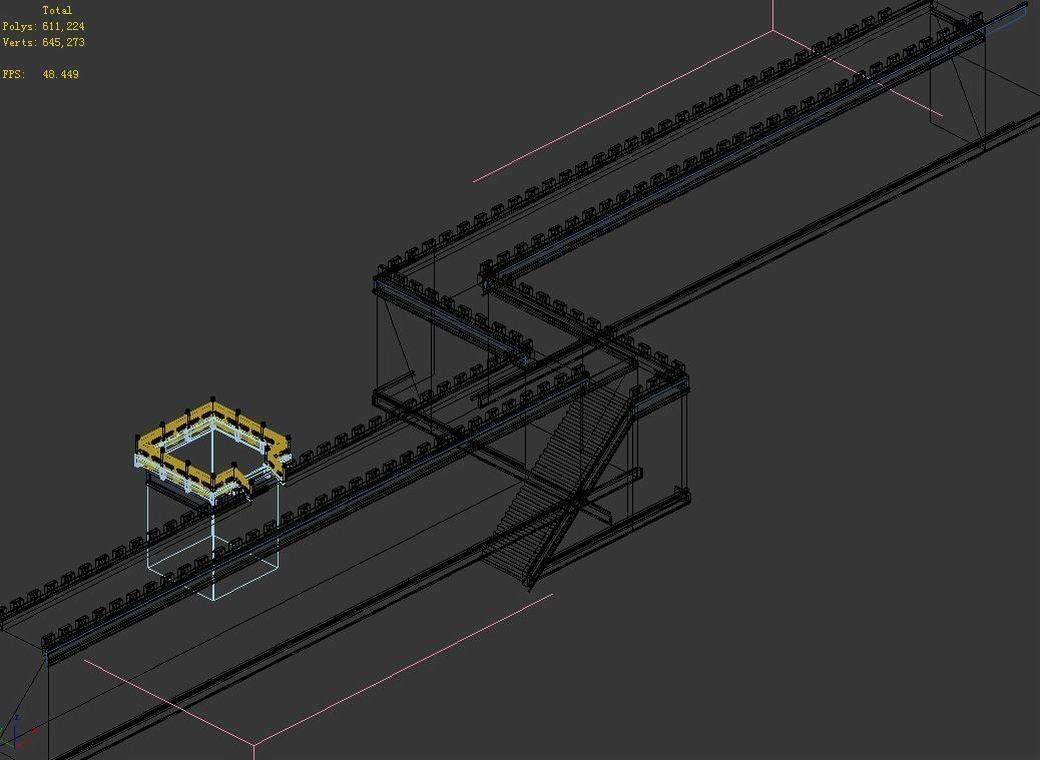 Tang The main city of war - the walls 3D model_2